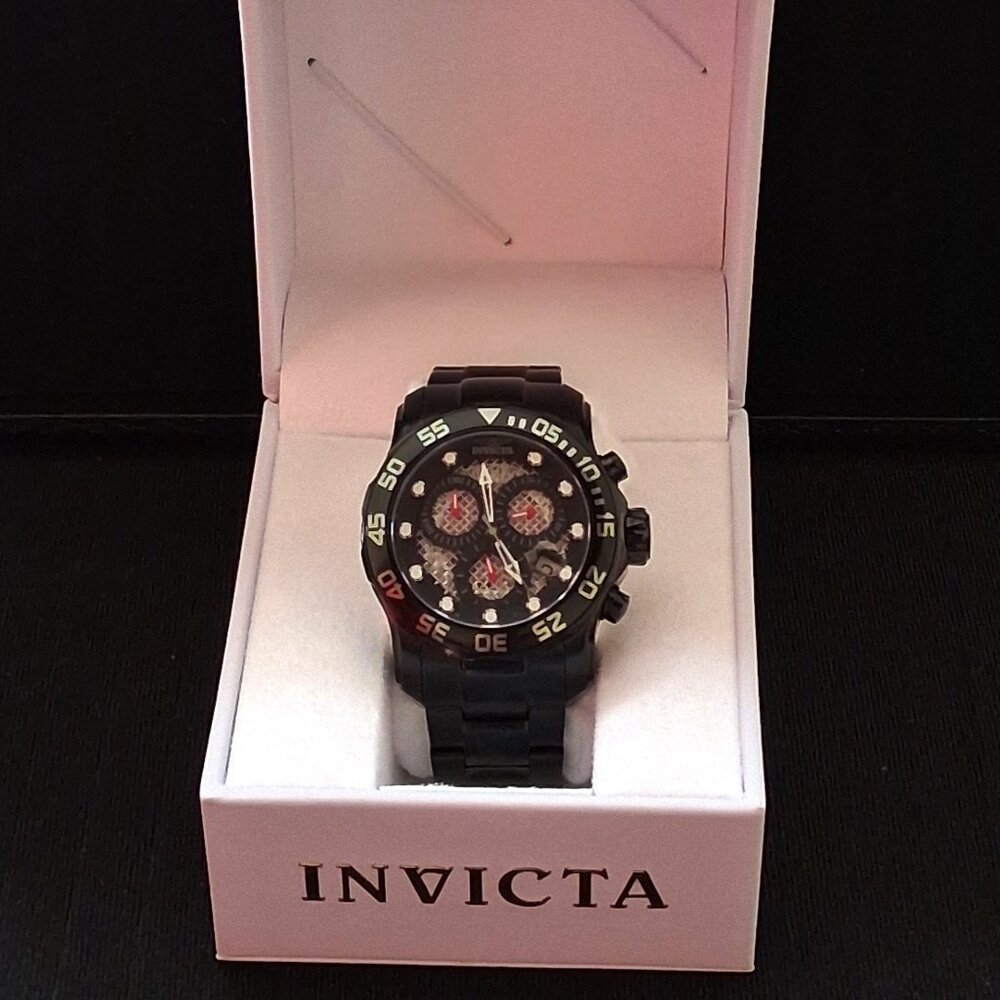 Invicta Pro Diver Chronograph Watch Master of the Oceans Model No. 19838